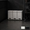 Galva スクエアダストボックス ソフトクロージング 3×5L | インテリア雑貨・ゴミ箱