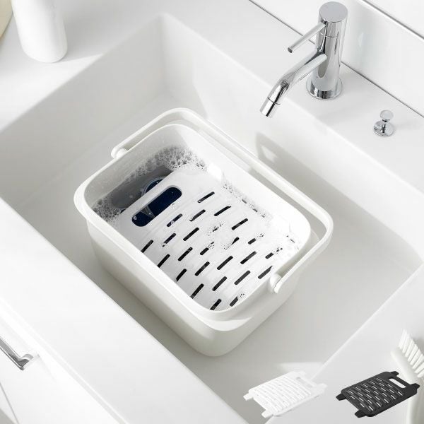 山崎実業 バケツで使える洗濯＆浸け置き板 タワー tower | バスグッズ・タワーシリーズ