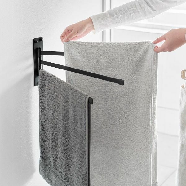 山崎実業 ウォールタオルハンガー タワー 3連 石こうボード壁対応 tower | バスグッズ・タワーシリーズ