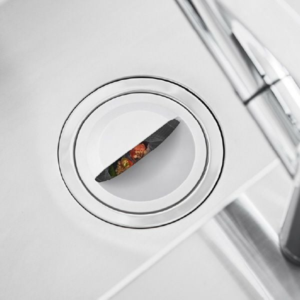 山崎実業 水切りネットホルダー付き排水口カバー タワー スクエア tower | キッチン雑貨・タワーシリーズ