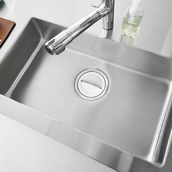 山崎実業 水切りネットホルダー付き排水口カバー タワー スクエア tower | キッチン雑貨・タワーシリーズ