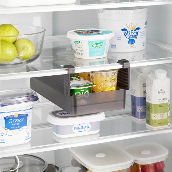 山崎実業 冷蔵庫中棚下ラック タワー tower | キッチン雑貨・タワーシリーズ