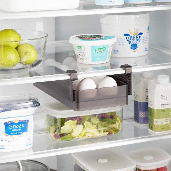 山崎実業 冷蔵庫中棚下ラック タワー tower | キッチン雑貨・タワーシリーズ
