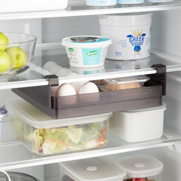 山崎実業 冷蔵庫中棚下ラック タワー tower | キッチン雑貨・タワーシリーズ