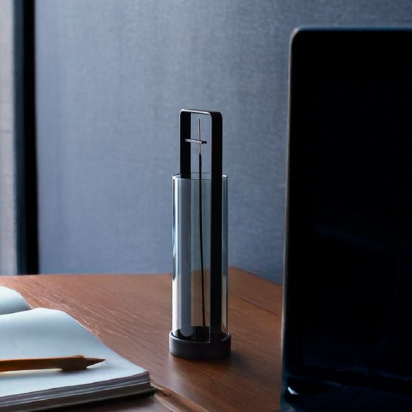 山崎実業 お香スタンド タワー 灰飛び防止カバー付き tower | インテリア雑貨・タワーシリーズ