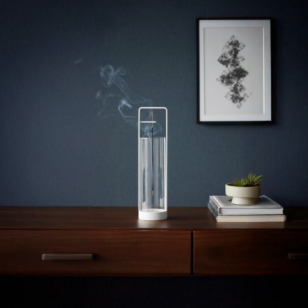 山崎実業 お香スタンド タワー 灰飛び防止カバー付き tower | インテリア雑貨・タワーシリーズ