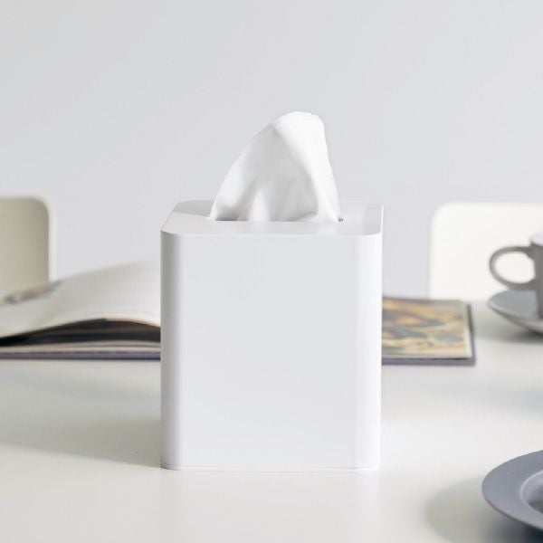 山崎実業 コンパクトティッシュケース タワー スクエア tower | インテリア雑貨・タワーシリーズ