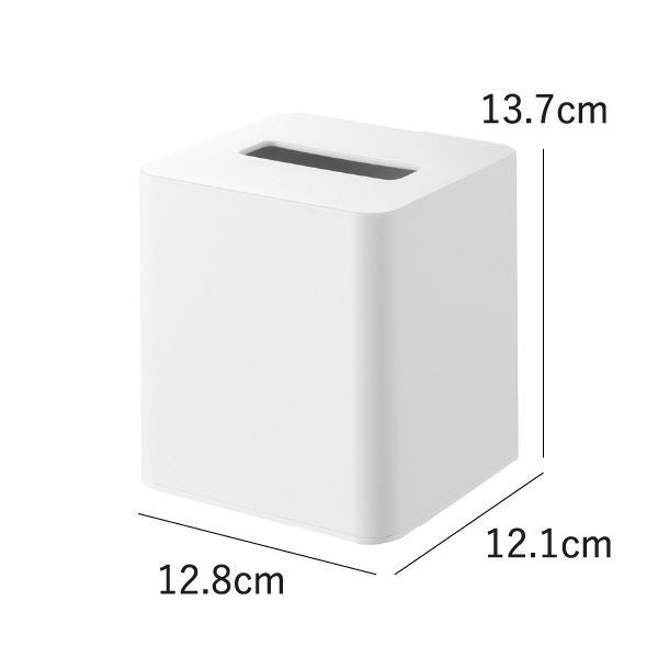 山崎実業 コンパクトティッシュケース タワー スクエア tower | インテリア雑貨・タワーシリーズ