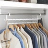 山崎実業 収納力アップ2段衣類ハンガー スマート W60 smart | インテリア雑貨・スマートシリーズ