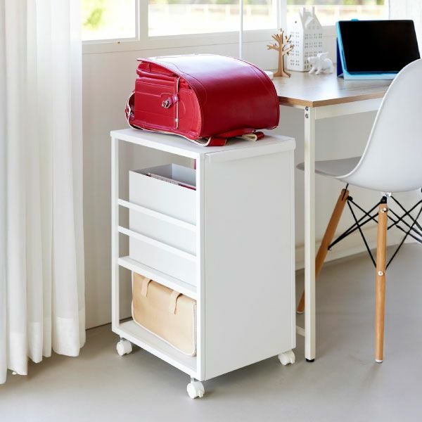 山崎実業 目隠しワゴン タワー スリム 天板付き tower | インテリア雑貨・タワーシリーズ