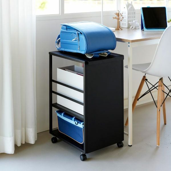 山崎実業 目隠しワゴン タワー スリム 天板付き tower | インテリア雑貨・タワーシリーズ