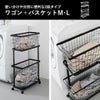 山崎実業 ランドリーワゴン＋バスケット タワー スリム tower | バスグッズ・タワーシリーズ