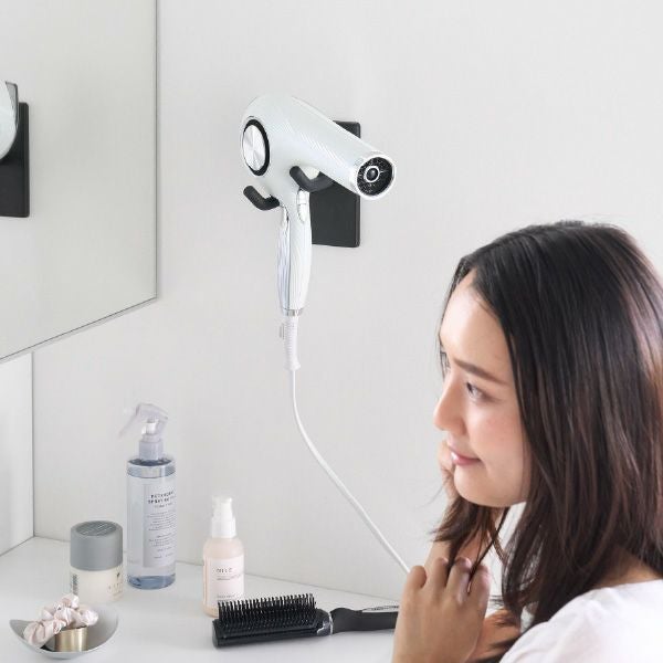 山崎実業 ウォール角度調節ドライヤーホルダー タワー 石こうボード壁対応 tower | バスグッズ・タワーシリーズ