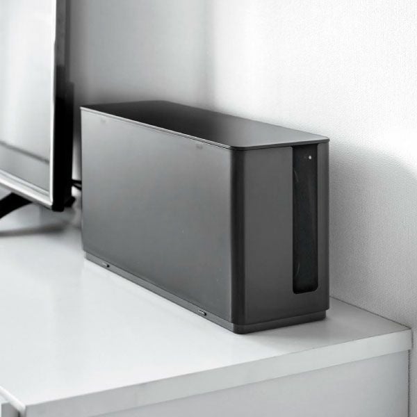 山崎実業 蓋付き重ねられるゲーム機器収納ケース スマート smart | インテリア雑貨・スマートシリーズ