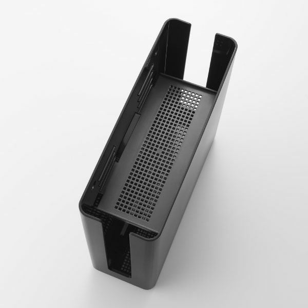 山崎実業 蓋付き重ねられる仕切り付きスリムルーター収納ケース スマート smart | インテリア雑貨・スマートシリーズ