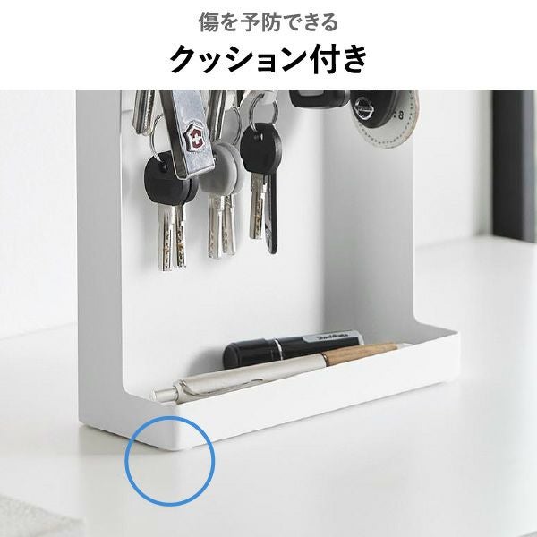山崎実業 目隠しキーフックスタンド タワー 2段 tower | インテリア雑貨・タワーシリーズ