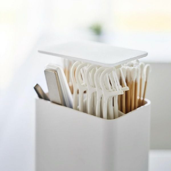 山崎実業 ポップアップ式綿棒ケース タワー tower | バスグッズ・タワーシリーズ