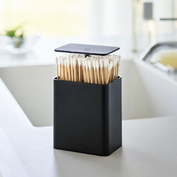 山崎実業 ポップアップ式綿棒ケース タワー tower | バスグッズ・タワーシリーズ