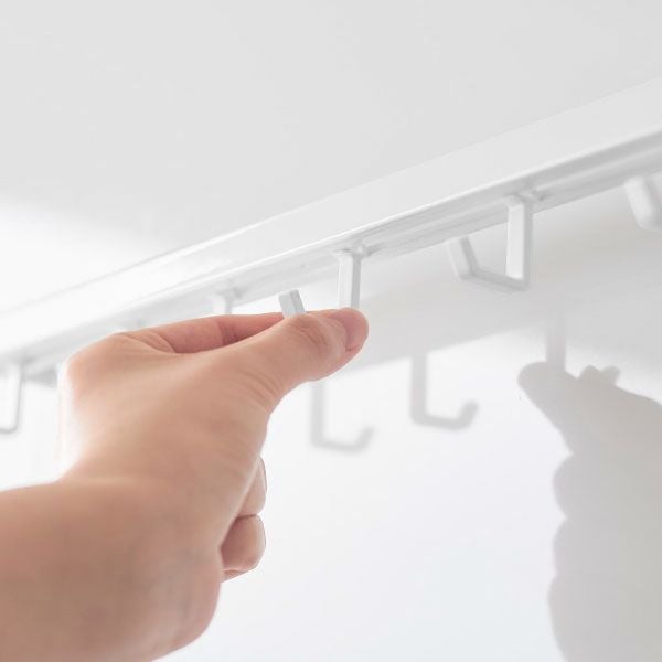 山崎実業 フィルムフック鍋蓋も収納できるキッチンツールバーフック付き タワー W55 tower | キッチン雑貨・タワーシリーズ