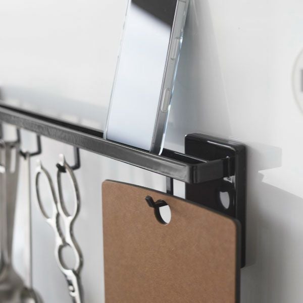 山崎実業 フィルムフック鍋蓋も収納できるキッチンツールバーフック付き タワー W55 tower | キッチン雑貨・タワーシリーズ