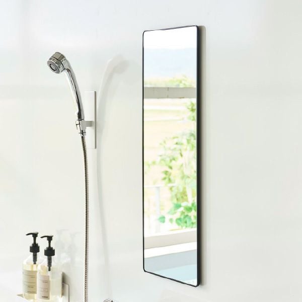 山崎実業 マグネットバスルームミラー タワー 角型 ロング tower | バスグッズ・タワーシリーズ