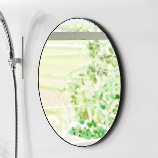 山崎実業 マグネットバスルームミラー タワー 丸型 23cm tower | バスグッズ・タワーシリーズ