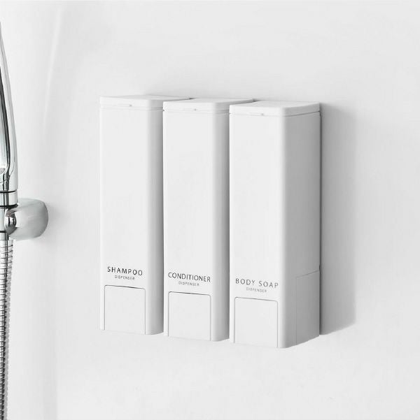 山崎実業 下から出るマグネットディスペンサー タワー 3点セット tower | バスグッズ・タワーシリーズ