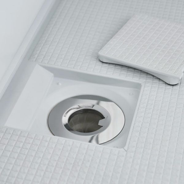 山崎実業 水切りネットが交換しやすいお風呂の排水口ネットホルダー タワー tower | バスグッズ・タワーシリーズ