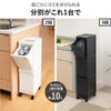 新輝合成 縦型 分別ゴミ箱 キャスター付き 2段 | インテリア雑貨・ゴミ箱