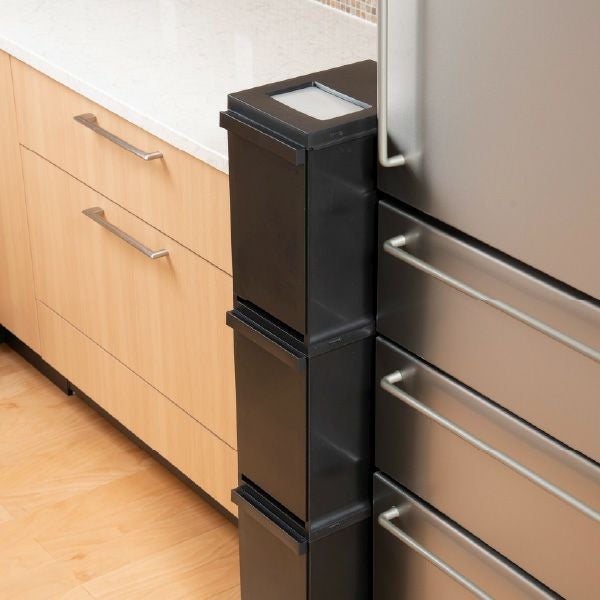 新輝合成 縦型 分別ゴミ箱 キャスター付き 2段 | インテリア雑貨・ゴミ箱