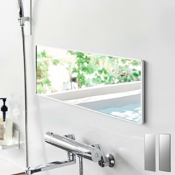 山崎実業 マグネットバスルーム樹脂ミラー タワー 角型 ロング tower | バスグッズ・タワーシリーズ