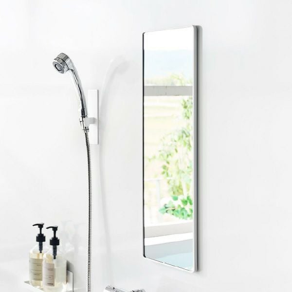 山崎実業 マグネットバスルーム樹脂ミラー タワー 角型 ロング tower | バスグッズ・タワーシリーズ