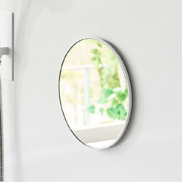 山崎実業 マグネットバスルーム樹脂ミラー タワー 丸型  23cm tower | バスグッズ・タワーシリーズ