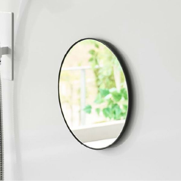 山崎実業 マグネットバスルーム樹脂ミラー タワー 丸型  23cm tower | バスグッズ・タワーシリーズ