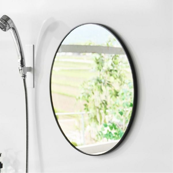 山崎実業 マグネットバスルーム樹脂ミラー タワー 丸型  42cm tower | バスグッズ・タワーシリーズ