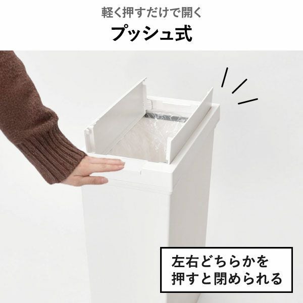 ASVEL アスベル 両開きダストボックス 20L | インテリア雑貨・ゴミ箱