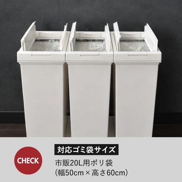  ASVEL アスベル 両開きダストボックス 20L 2個セット | インテリア雑貨・ゴミ箱