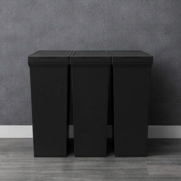 ASVEL アスベル 両開きダストボックス 20L 3個セット | インテリア雑貨・ゴミ箱