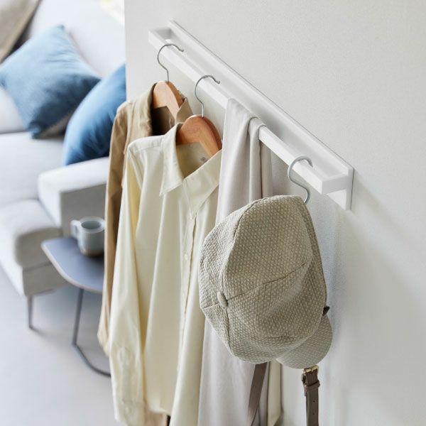 山崎実業 壁付けハンガーバー タワー tower | インテリア雑貨・タワーシリーズ