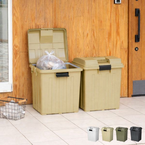 新輝合成 屋外用 連結できるゴミ箱 70L | インテリア雑貨・ゴミ箱