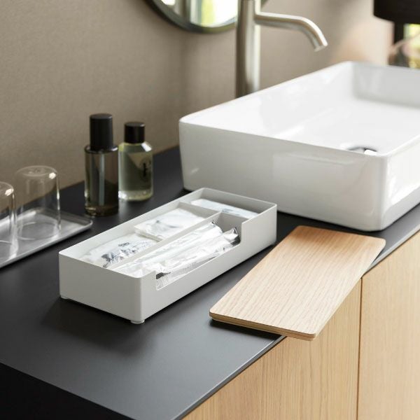 山崎実業 蓋付きアメニティ＆小物収納 リン RIN | インテリア雑貨・リンシリーズ