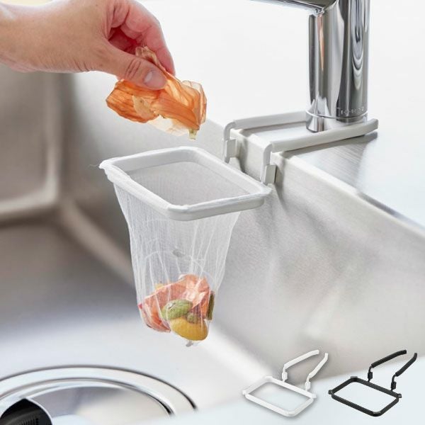 山崎実業 蛇口にかける水切りネットホルダー タワー tower | キッチン雑貨・タワーシリーズ