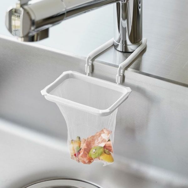 山崎実業 蛇口にかける水切りネットホルダー タワー tower | キッチン雑貨・タワーシリーズ