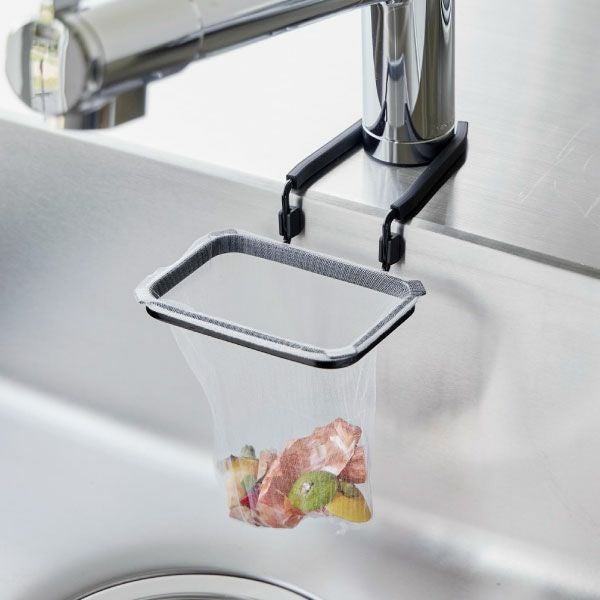 山崎実業 蛇口にかける水切りネットホルダー タワー tower | キッチン雑貨・タワーシリーズ