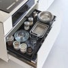 山崎実業 シンク下引き出し幅伸縮スライドラック タワー D40 tower | キッチン雑貨・タワーシリーズ