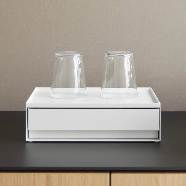 山崎実業 トレー付きアメニティ引き出し収納 タワー tower | インテリア雑貨・タワーシリーズ