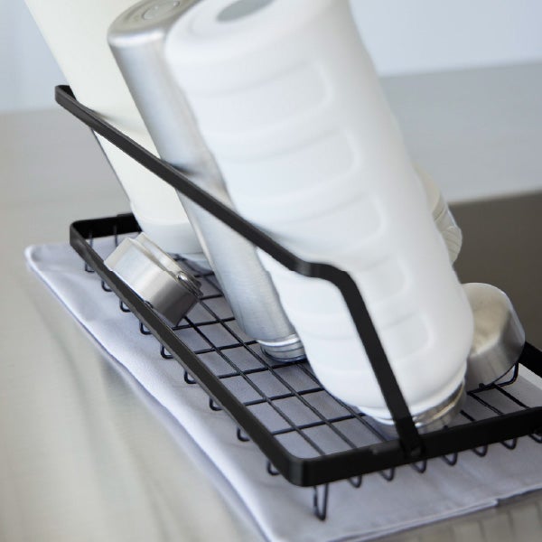 山崎実業 水筒を立てて干せる水切りバスケット タワー tower | キッチン雑貨・タワーシリーズ