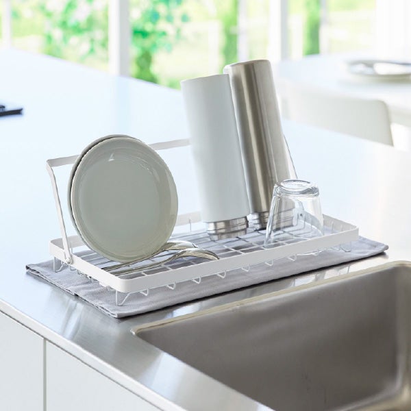 山崎実業 水筒を立てて干せる水切りバスケット タワー tower | キッチン雑貨・タワーシリーズ