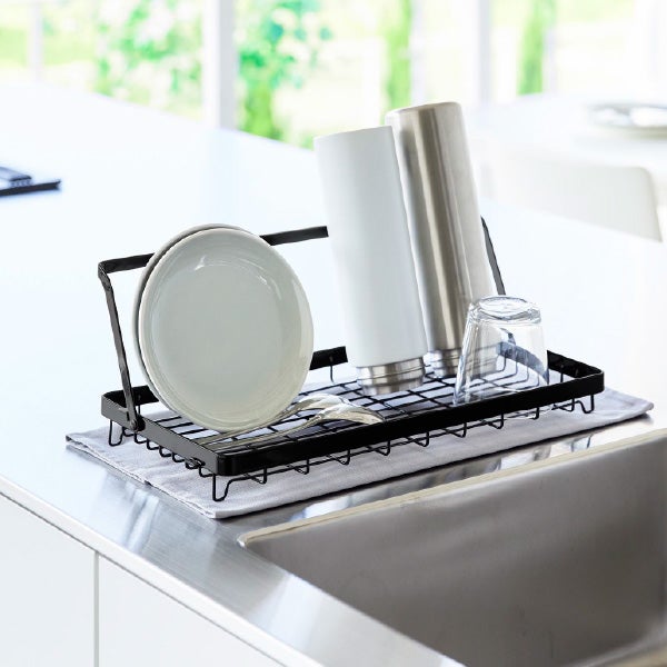 山崎実業 水筒を立てて干せる水切りバスケット タワー tower | キッチン雑貨・タワーシリーズ