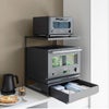 山崎実業 引き出し付きキッチン家電下ラック タワー 2段 tower | キッチン雑貨・タワーシリーズ